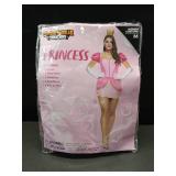 Pink Princess Cosplay Costume with Crown Size M