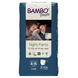 Bambo Nature Premium Dreamy Night Pants, Pull Up Pants, Eco-Labeled Night Time Diapers, Secure, Comfortable, Skin Friendly : Children Aged 8-15 Years, 10 Count