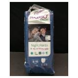 Bambo Nature Premium Dreamy Night Pants, Pull Up Pants, Eco-Labeled Night Time Diapers, Secure, Comfortable, Skin Friendly : Children Aged 8-15 Years, 10 Count