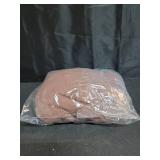 ZESICA Womens Scoop Neck 3/4 Length Sleeve Tops 2025 Casual Tie Front Ruffle Tiered Loose Tunic Shirts Blouses Fall Outfits,Brown,X-Large