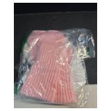 HONGTEYA Crew Socks for Women Cozy Cotton Slouchy Athletic Socks Slouch Boot Calf Workout Socks Size 5-11 (US, Alpha, One Size, Regular, Tall, White*1/Pink*1)