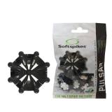 Softspikes Pulsar Golf Cleats Fast Twist 3.0 - 18 Count Clamshell , Black