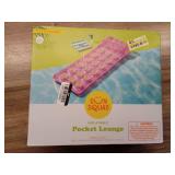 Pocket Lounge SMS Water Floats and Inflatables - Sun Squad Pink: Pool Toy