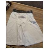 Shock Doctor Youth Compression Shorts with Protective Cups White: Apparel for Sports