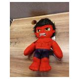 Marvel Plush Talkers Red Hulk Soft Toy, 11.75" Collectible Figure with Sounds & Phrases