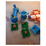 Epoch Games Super Mario Maze Game DX, Tabletop Skill and Action Game with Collectible Super Mario Action Figures (Missing Parts)