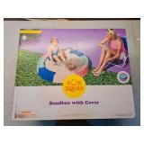 Castle Fort Sandbox with Floor - Sun Squad: Ideal for Ages 1.5 and Up