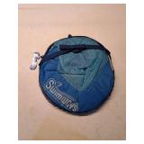 SwimWays Spring Float Papasan Inflatable Pool Lounger with Hyper-Flate Valve - Aqua: 1 Person Capacity