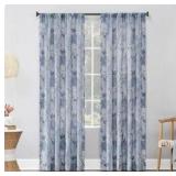 Hilary Sheer Rod Pocket Single Curtain Panel 53x63