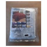 Better Trends Ashton Medallion Design 100% Cotton for Adult Bedspread with Standard Sham - White