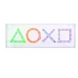 PlayStation LED Neon Light - Free Standing or Wall Mountable - Game Room Accessories & Decor for Gamers 12in (Doesn