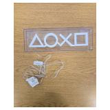 PlayStation LED Neon Light - Free Standing or Wall Mountable - Game Room Accessories & Decor for Gamers 12in (Doesn
