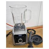 Gourmia Digital Blender with 8 Total Blend Programs, 4 Speeds & Round-Plated Tamper Gray: 1500W, Crushes Ice, Smoothie Maker - Retail: $58