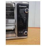 PowerXL SmartSynx 1700W Dual Door Toaster Oven and Air Fryer: Stainless Steel Countertop Convection, Dishwasher-Safe - Retail: $190