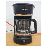 Mr. Coffee 12-Cup Switch Coffee Maker Black: Electric Drip Coffee Machine, 60 oz Capacity, Dishwasher-Safe Parts