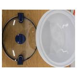 Crock-Pot 7qt Cook & Carry One Touch Programmable Slow Cooker Poseidon Blue: Locking Lid, Dishwasher-Safe Parts - Retail: $140