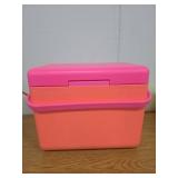 16 Cans/11qt Hard Sided Cooler - Sun Squad Pink: 20% Recycled Plastic