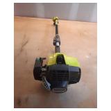 25.4 cc 2-Cycle Full Crank Straight Shaft Gas String Trimmer  (Damage)- Retail: $184