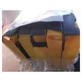 18 in. x 36 in. x 74 in. Black and Yellow Plastic Ventilated 5-Tier Garage Shelving Unit (See Pics) - Retail: $70