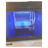 Commercial Ice Maker Machine, 100lbs/24H Ice Maker Machine with 33lbs Storage Capacity, 45 Ice Cubes in 15 Minutes, LED Digital Display Freestanding Self-Cleaning for Bar Office Restaurant - Retail: $