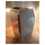 Commercial Ice Maker Machine, 100lbs/24H Ice Maker Machine with 33lbs Storage Capacity, 45 Ice Cubes in 15 Minutes, LED Digital Display Freestanding Self-Cleaning for Bar Office Restaurant - Retail: $