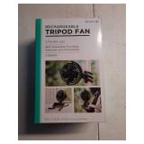 4 in. Personal Octopus Clip on Fan in Black