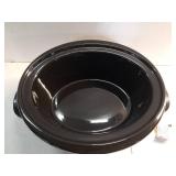 Crock-Pot 6qt Cook & Carry One Touch Programmable Slow Cooker Matte Black: Locking Lid, Removable Stoneware Pot;