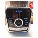 Gourmia Digital Blender with 8 Total Blend Programs, 4 Speeds; Round-Plated Tamper Gray: 1500W, Crushes Ice, Smoothie Maker (SEE DETAILS)
