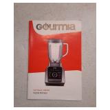 Gourmia Digital Blender with 8 Total Blend Programs, 4 Speeds; Round-Plated Tamper Gray: 1500W, Crushes Ice, Smoothie Maker (SEE DETAILS)