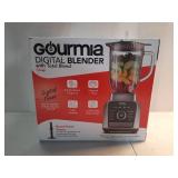 Gourmia Digital Blender with 8 Total Blend Programs, 4 Speeds; Round-Plated Tamper Gray: 1500W, Crushes Ice, Smoothie Maker (SEE DETAILS)