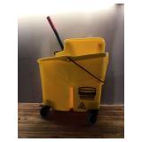 Wave Brake 35 Qt. Yellow Plastic Side-Press 2.0 Mop Bucket with Wringer Combos - Retail: $150