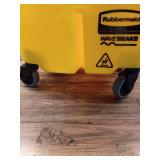 Wave Brake 35 Qt. Yellow Plastic Side-Press 2.0 Mop Bucket with Wringer Combos - Retail: $150