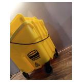 Wave Brake 35 Qt. Yellow Plastic Side-Press 2.0 Mop Bucket with Wringer Combos - Retail: $150