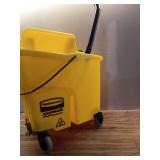 Wave Brake 35 Qt. Yellow Plastic Side-Press 2.0 Mop Bucket with Wringer Combos - Retail: $150