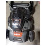21 in. 190 cc Briggs and Stratton Gas 3-in-1 Dual Blade RWD Self-Propelled Lawn Mower with Single Lever Deck Adjustment - Retail: $579