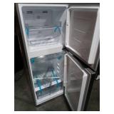 7.0 cu. ft. Frost Free Top Freezer Refrigerator in Stainless Look (SEE DETAILS) - Retail: $499