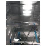 7.0 cu. ft. Frost Free Top Freezer Refrigerator in Stainless Look (SEE DETAILS) - Retail: $499