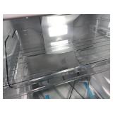 7.0 cu. ft. Frost Free Top Freezer Refrigerator in Stainless Look (SEE DETAILS) - Retail: $499