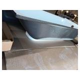 Aloha 60 in. x 30 in. Alcove Soaking Bathtub with Left Drain in White - Retail: $198