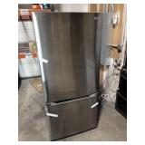 18.7 cu. ft. Bottom Freezer Refrigerator in Stainless Steel - Retail: $679