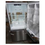 18.7 cu. ft. Bottom Freezer Refrigerator in Stainless Steel - Retail: $679