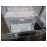 18.7 cu. ft. Bottom Freezer Refrigerator in Stainless Steel - Retail: $679