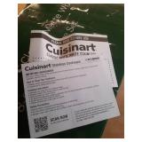 Cuisinart Classic 8pc Stainless Steel Cookware Set with Brushed Gold Handles Matte White: Induction & Oven Safe Pans - Retail: $180