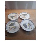 15" Lazy Susan Turn Table - Brightroom: Non-Slip Kitchen Organizer, White, Plastic (Set of 4)