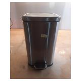 12L Soft Square Stainless Step Trash Can - Brightroom