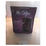 Mr. Coffee 12-Cup Switch Coffee Maker Black: Electric Drip Coffee Machine, 60 oz Capacity, Dishwasher-Safe Parts
