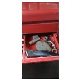 Professional Red Metal Tool Chest with Contents