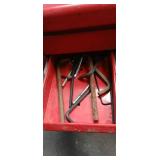 Professional Red Metal Tool Chest with Contents