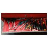 Professional Red Metal Tool Chest with Contents