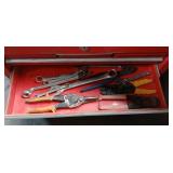 Professional Red Metal Tool Chest with Contents